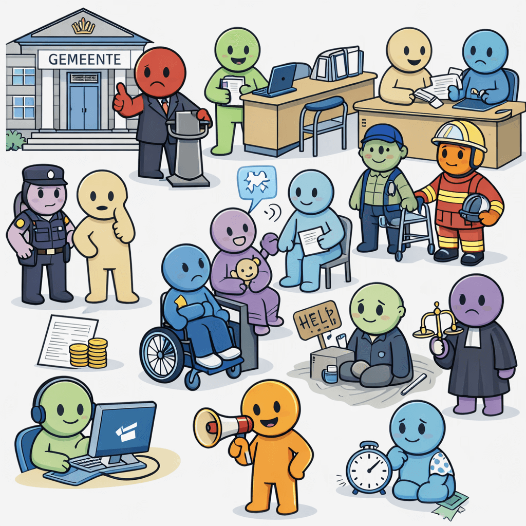 Verschillende emoties leefstijlen mindsets bij patiënten en burgers in Empathiekracht Empie animatie 